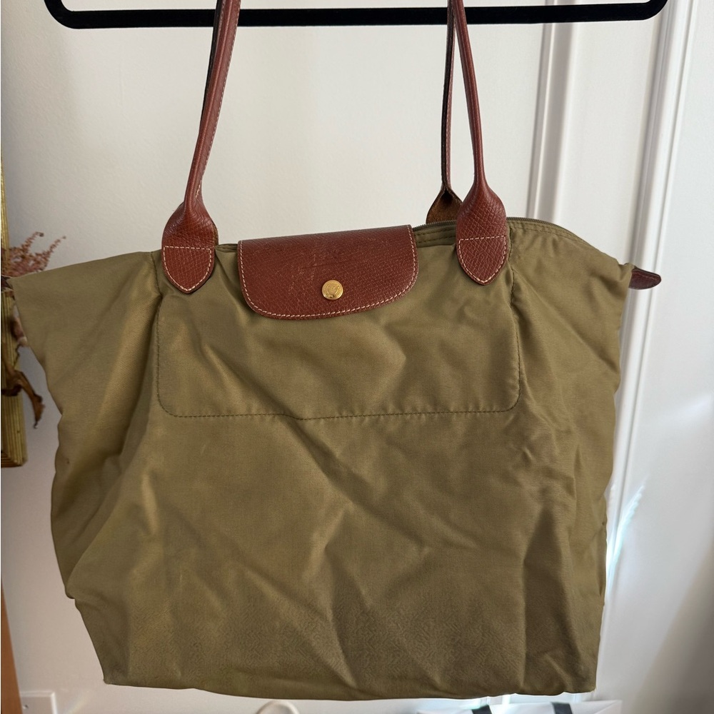 Longchamp le pliage large long handles